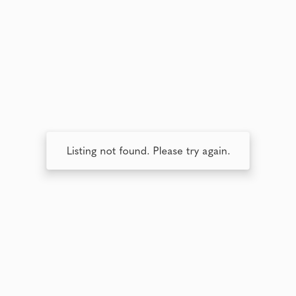 🦋Listing Not Found🦋